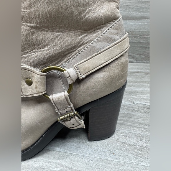 Lauren Ralph Lauren Delsa Knee-High Stacked Heel Boots Womens Size 6.5 - Picture 7 of 13